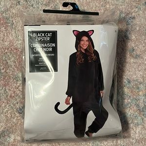 Black Cat Zipster - Adult Size L/XL